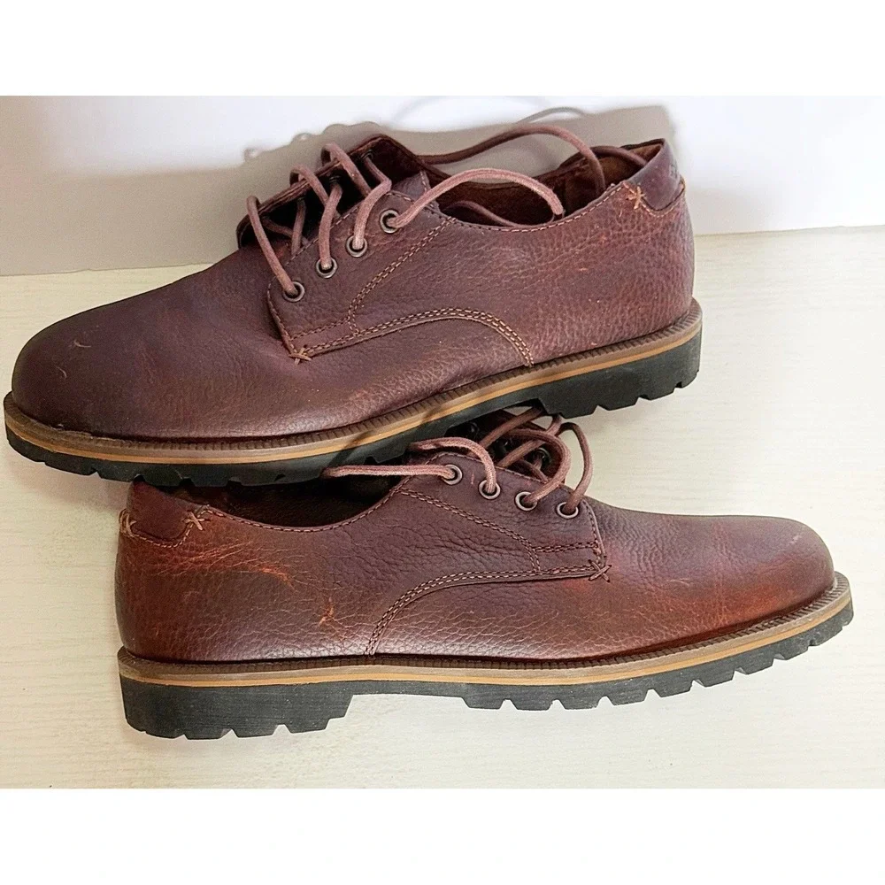 Columbia Men's Omni Grip Leather Oxford/walking Shoes. New In Size 9